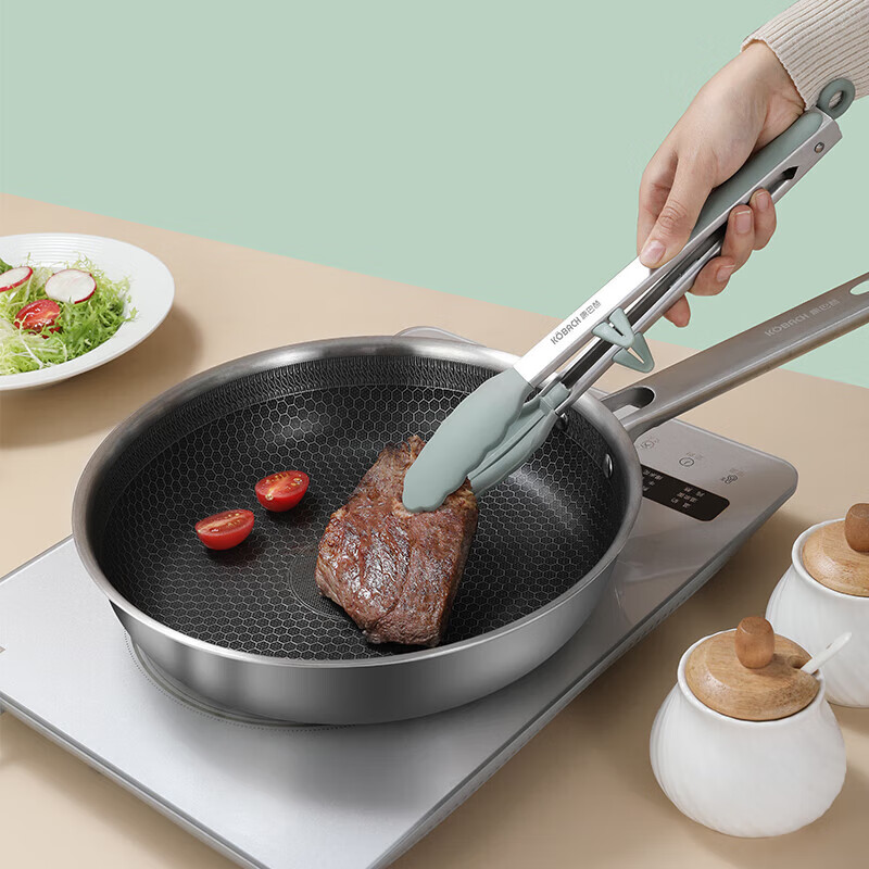 Kangbahe Kangbahe Silicone Food Tongs, Heat-Resistant, for Kitchen, Barbecue, De...