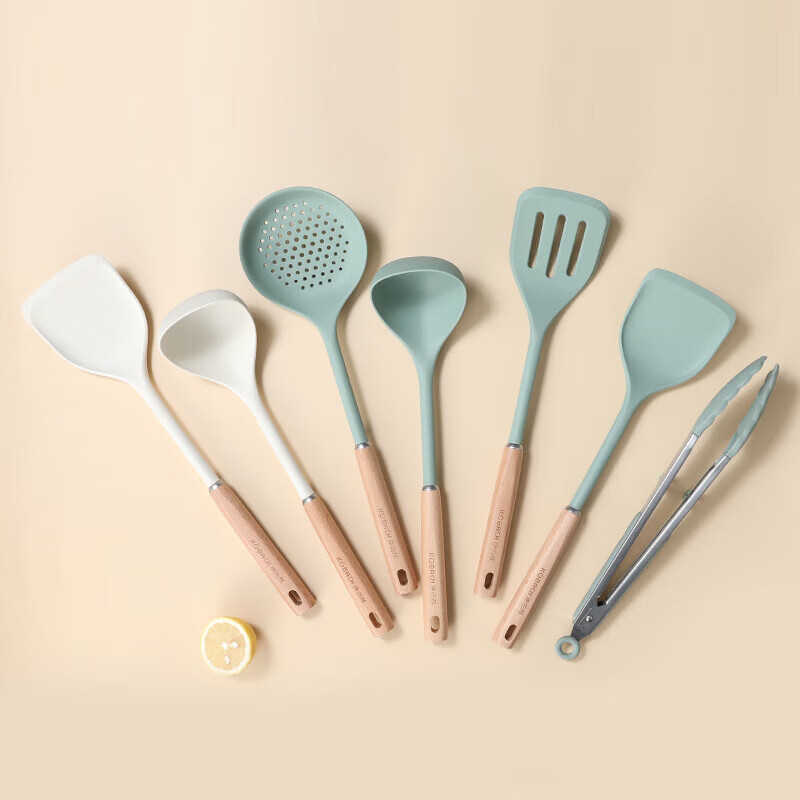 Kangbahe Kangbahe Silicone Food Tongs, Heat-Resistant, for Kitchen, Barbecue, De...