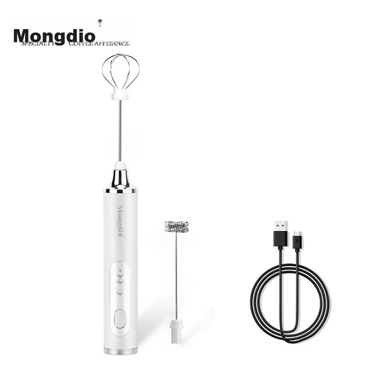 Mongdio Milk Frother, Whipping Cream Maker, Milk Foam Machine, Electric Coffee Frother, Milk Frother, Mixer