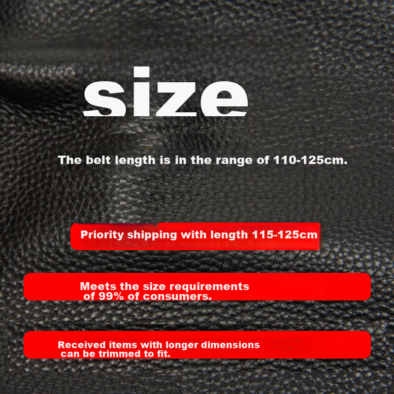 Scarecrow Men's Belt, Pin Buckle, Genuine Leather, Business Waistband, Casual Trendy Trouser Belt, Birthday Gift for Father Or Husband