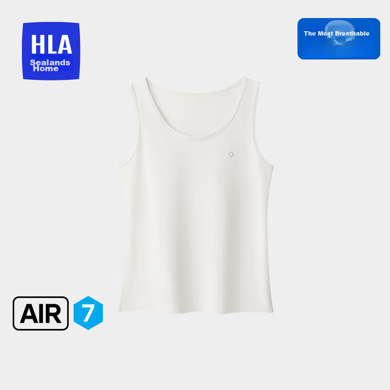 HLA [Air7] Women's Sleeveless Tank Top, Waist-Cinching, Pure Cotton 95% Cotton, Inner Wear, Basic Undershirt, Camisole