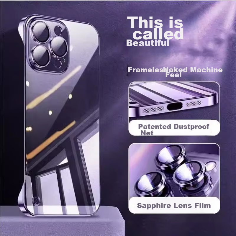 DIVI [Never Yellowing] Case for Apple IPhone 11, Borderless Protective Cover, Full Lens Protection, Fully Transparent, Ultra-Thin, Shockproof, Anti-Explosion, Magnetic Case