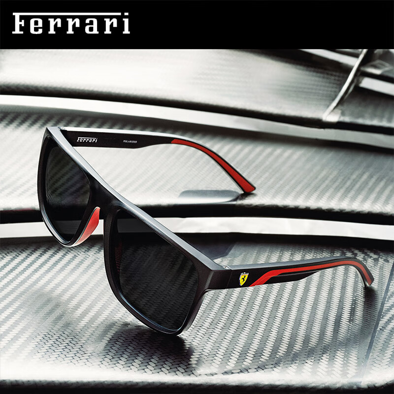 Ferrari [Official Authentic Product] Sunglasses for Men And Women, Fashionable Casual Commuter Driving Style 0FZ6002U504/8159