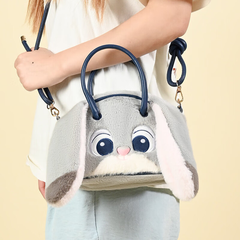Disney Plush Toy Women's Bag Coin Purse Birthday Gift for Girls Judy Hopps Zootopia Handbag