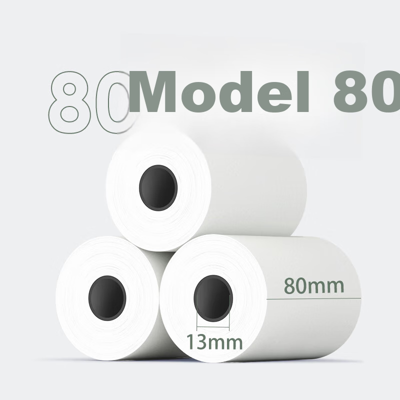 Deli Thermal Cash Register Paper 80*80 Type 30 Rolls 48m/Roll Meituan Ele.me Food Delivery Order Printing Paper Hotel Supermarket Cash Register Receipt Paper 11764