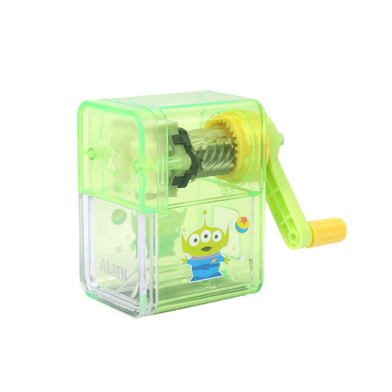 Disney Elementary School Pencil Sharpener, Simple Hand-Crank Pencil Sharpener/rotary Pencil Sharpener, Portable Pencil Sharpener, San Yan Zai A73034-T2X