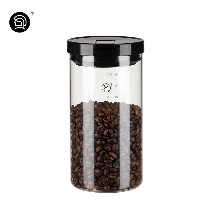 Hero Glass Sealed Jar, Transparent Glass Bottle, Storage Container, Airtight Jar, Food Preservation Container, Tea Canister, Large Capacity 1000ml