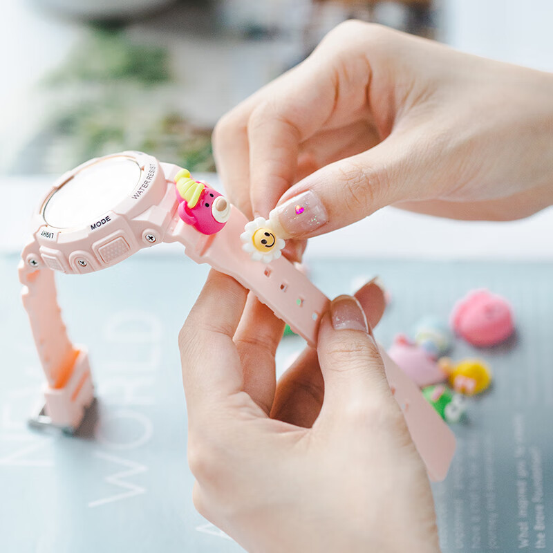 Disney Mickey Mouse Co-Branded Sports Digital Watch, Multifunctional, Luminous, Waterproof, Watch for Students And Children, Birthday Gift