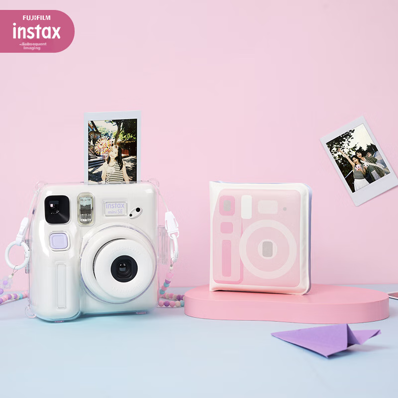 INSTAX Fuji Instax Instant Camera, One-Step Imaging Camera, MiniSE (Upgraded Version of Mini7), White