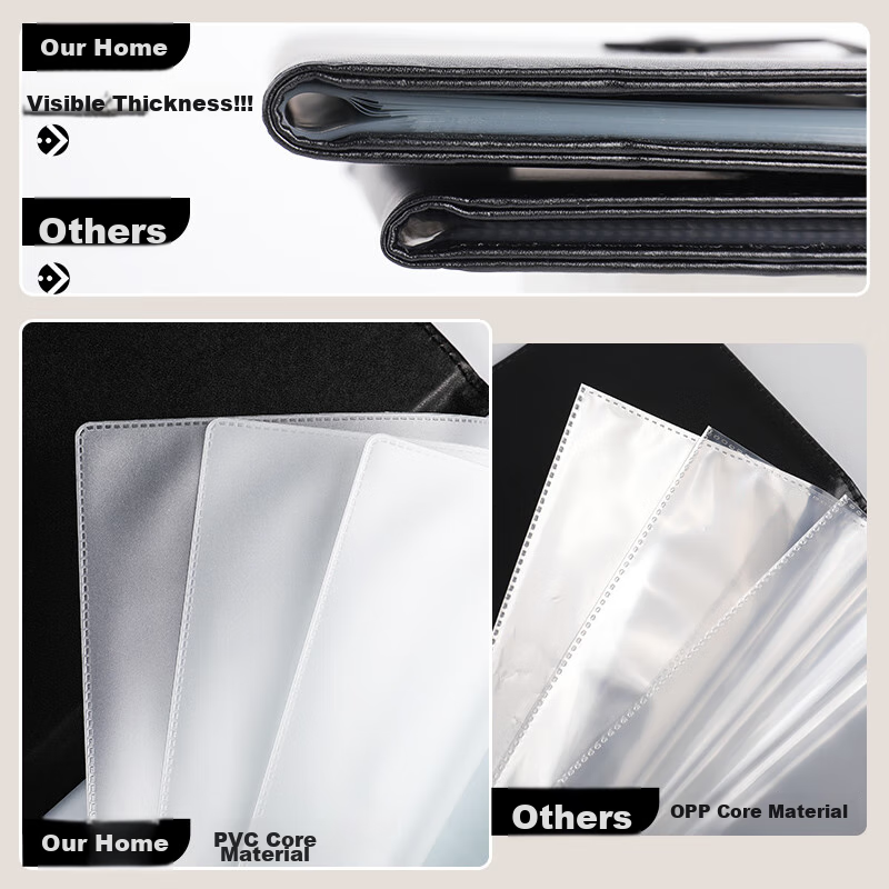 Dile Deposit Slip Organizer, Bank Deposit Book Holder, Deposit Receipt Folder, Specialized Folder for Deposit Notes, Bills, Checks, Reimbursement Vouchers, 20 Pages with Magnetic Clasp (Can Hold 40 Sh