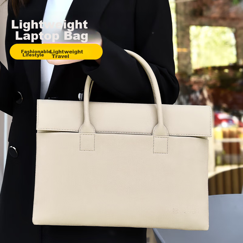 BRINCH Laptop Bag for Women, 12/13.3 Inch, Handheld, Suitable for Commuting And Business, Compatible with Apple And Huawei Laptops