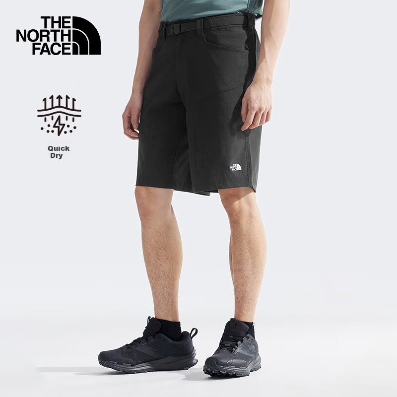 The North Face Men's Outdoor Moisture Wicking Breathable Casual Shorts 8AV6 Black/4H0 M