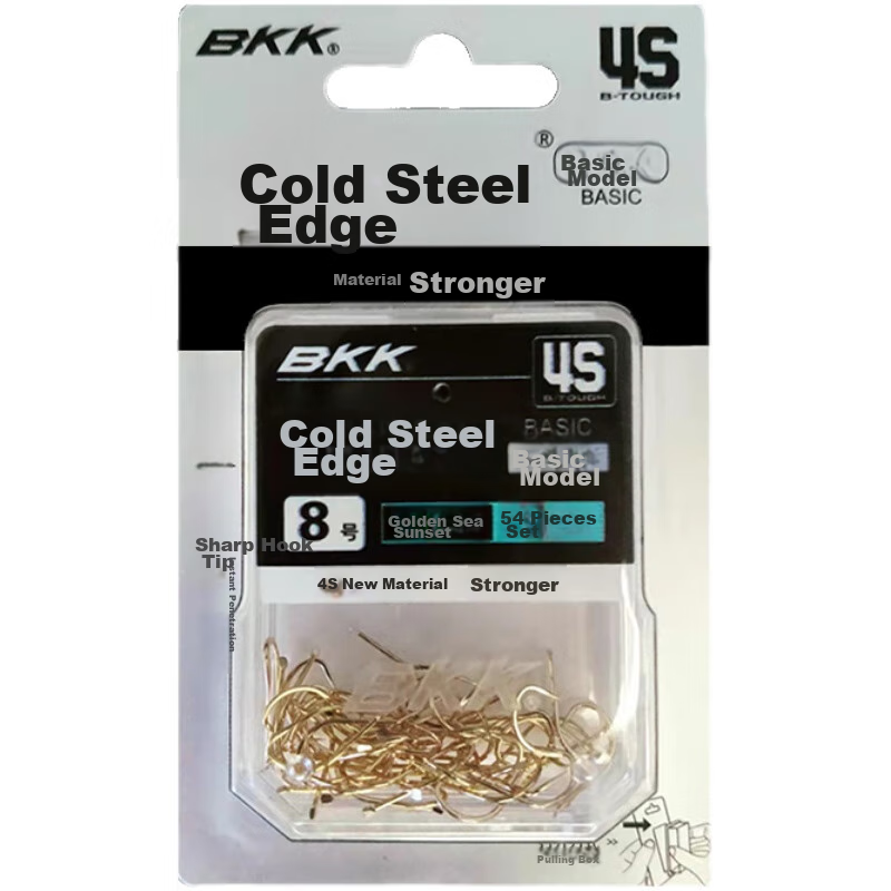 BKK4S Large Package Golden Sea Bait Hooks for Crucian Carp And Carp