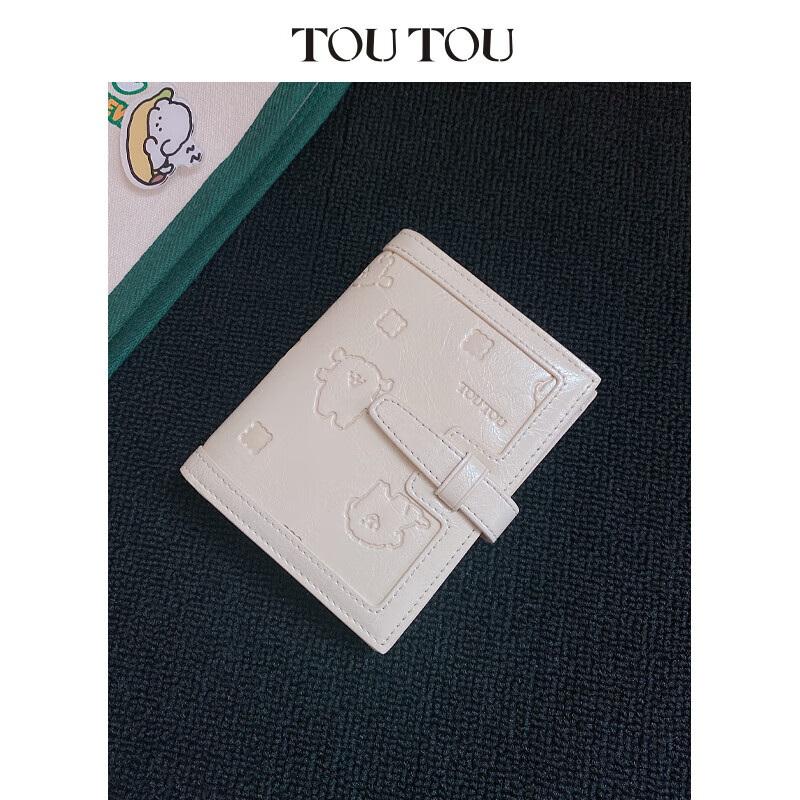 Toutou Women's Bag International Women's Day Goddess Gift Line Puppy Co-branded Card Holder Short Wallet for Girls Birthday Gift