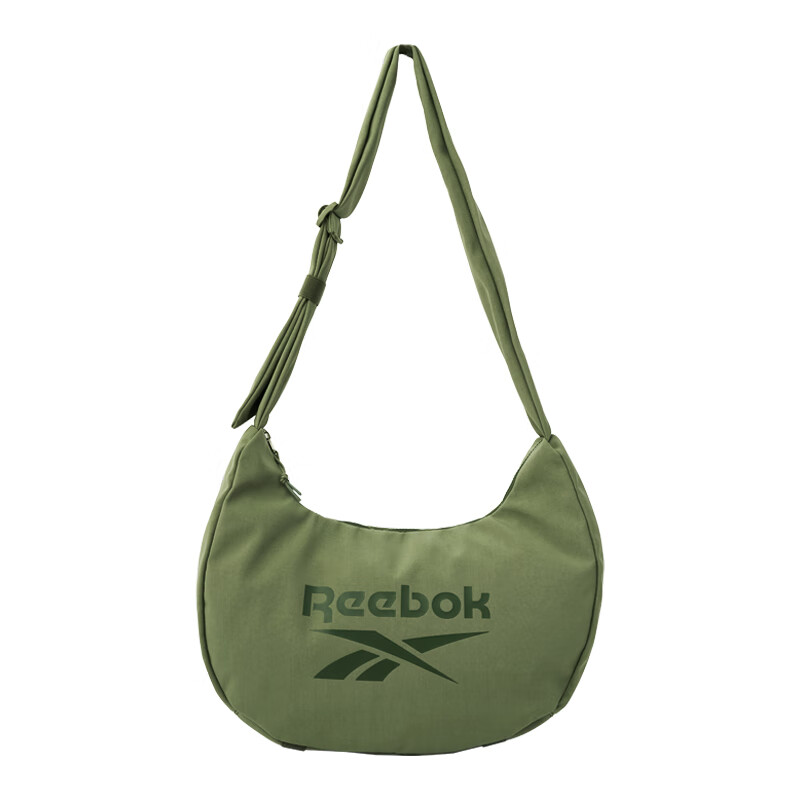 Reebok Water-Resistant Wandering Dumpling Bag, Outdoor Commute Travel Shoulder Crossbody Bag, Adjustable Shoulder Strap, Large Capacity