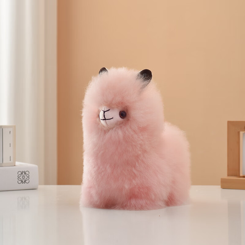 Warmpaca Chubby Alpaca Plush Toy Stuffed Animal Pillow, Gift for Girlfriend, Wife, Female, Birthday Present, Doll