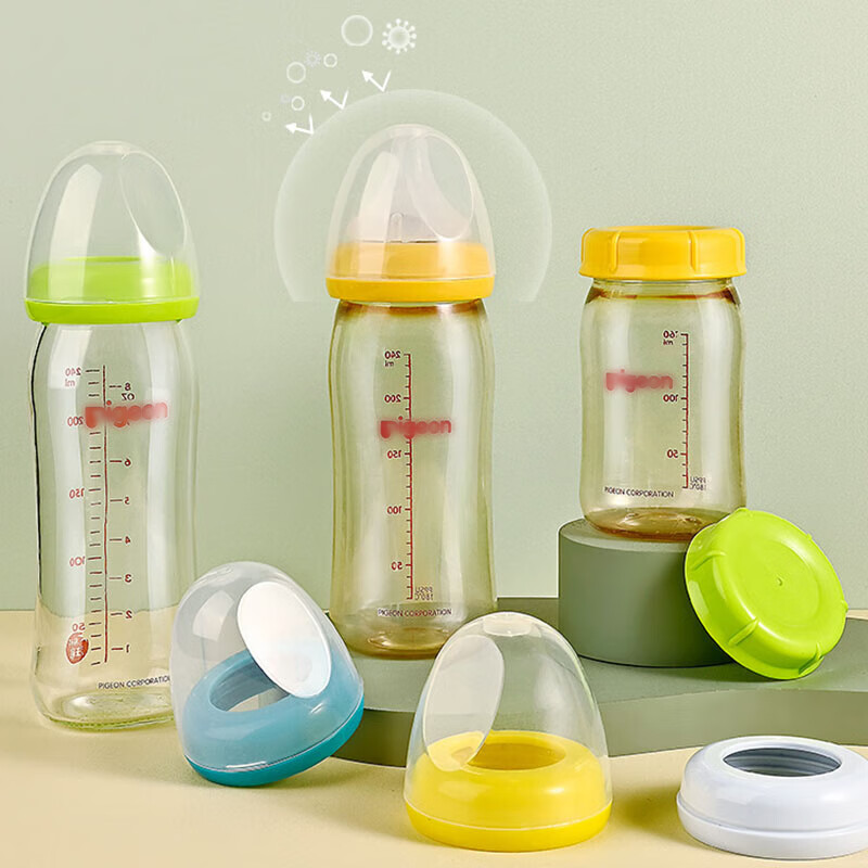 Baoshi Baby Bottle Nipple Accessories, Beixinsheng Infant Second Generation, Round Wide-Mouth, Dust-Proof Lid, Screw Cap
