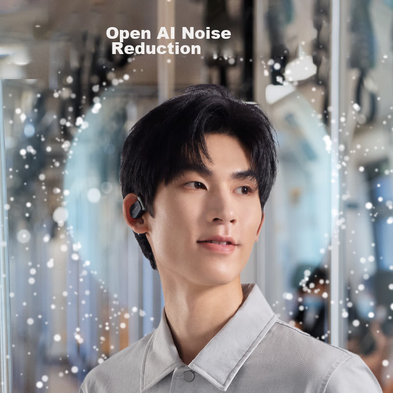 cleerARC3 Noise-Cancelling Version, Non-In Open-Ear Headphones, Gold List Hanging Ear Style, AI Smart Wireless Bluetooth Sports Earphones, Compatible with Huawei, Apple, Xiaomi, National Subsidy, Myst