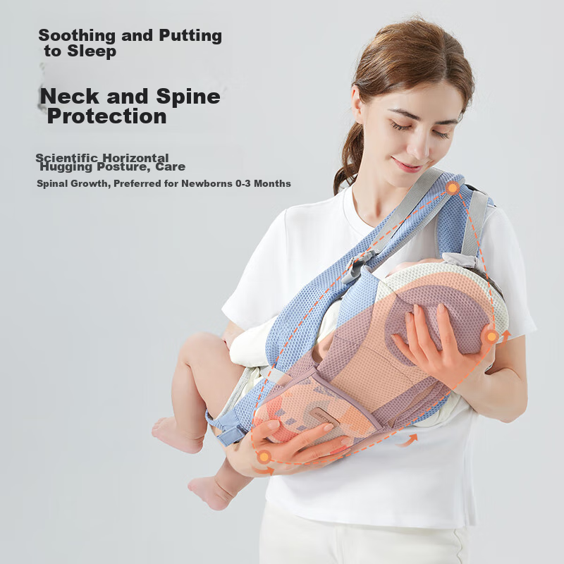 Beipesi Waist Stool, Baby Carrier, Three-In Front-Facing, 0-36 Months, Multifunctional Baby Carrier, 51*24cm