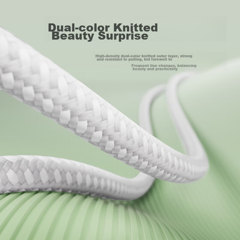 Pisen Apple Data Cable, PD Fast Charging Cord, Type-C to Lightning, Suitable for IPhone 14 Pro/13/12, IPad, Car USB-C Charger Cable, Green