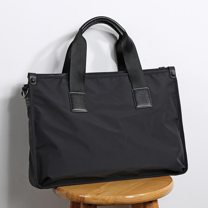 Paibaojue Handbag for Men, Business Briefcase, Large Capacity 15.6-Inch Laptop Bag, Lightweight Shoulder Crossbody Bag for Men