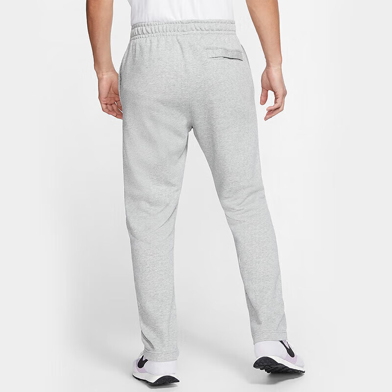 Nike Men's CLUB PANT OH FT Autumn Pants, Straight-Leg, BV2714-063, Dark Heather Gray, Size L
