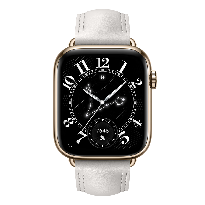 HONOR Watch 5 with HONOR ArcticStar Positioning System, One-Click Health Check on Wrist, 10-Day eSIM Ultra-Long Battery Life, Snowy White