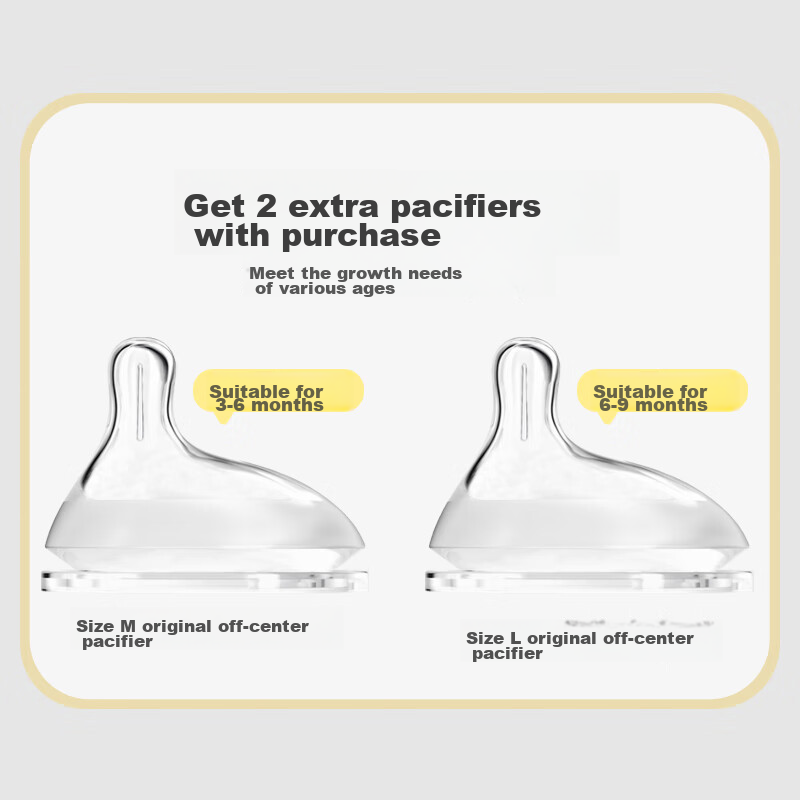 Oubeni Newborn Baby Glass Bottle, Maternal And Infant Supplies, for Newborns 0 to 3-6 Months And Above