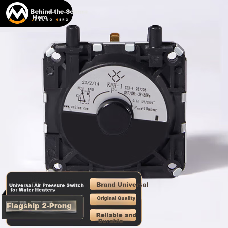 Behind-The Hero Water Heater Wind Pressure Switch, Suitable for Midea/Wanjiale/Gree/Huadi And Other Brands of Water Heaters/wall-Mounted Boilers Ignition Accessories, Upgraded Version