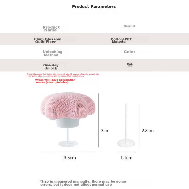 Jiebishi Bedding Corner Guards, Nail-Free Safety Corner Protectors, Anti-Slip And Anti-Rolling Bed Sheet And Duvet Cover Fasteners, Pink, 12-Pack