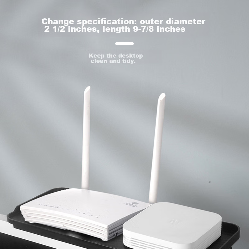 Jingying TV Top Storage Rack, TV Monitor Top Support Storage Rack, TV Box Remote Control Set-Top Box Bracket Storage Shelf, Black