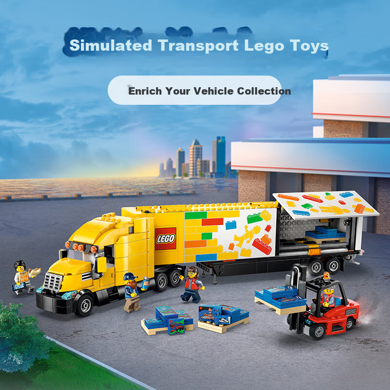 LEGO City Series 60440 Yellow Transport Vehicle, Boys' Toy, Children's Birthday Gift
