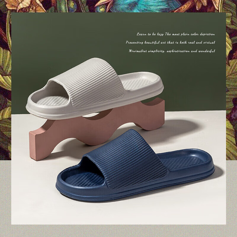 Lidani (TZLDN) Women's Home Slippers, Summer Non-Slip Indoor Bathroom Sandals, EVA Squishy Feel, Ladies And Couples' Home Sandals