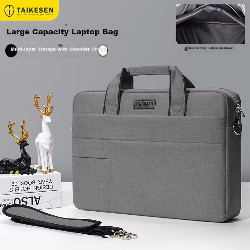 Taikesen Laptop Bag Handheld Notebook Case Compatible with Apple Macbook 14-Inch, Lenovo, Huawei, Commuter Crossbody Bag for Men And Women