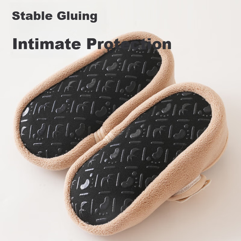 Babyprints Baby Floor Socks Baby Soft Bottom Learning Shoes Socks Indoor Early Education Socks Set Warm Foot Cover Blue S