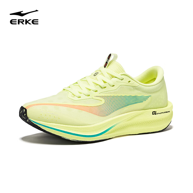 ERKE Running Shoes Extreme Wind 2 Men's Shoes Breathable Shock Absorption Speed Racing Shoes Physical Fitness Sports Training Shoes 51125103097