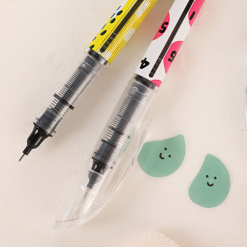 KOKUYO (KOKUYO) SOUSOU Collaboration Water-based Pen Office Signature Pen Liquid Pen 0.5mm Black Core Ten Numbers and Dots 1pc WSG-PR1X4015-5