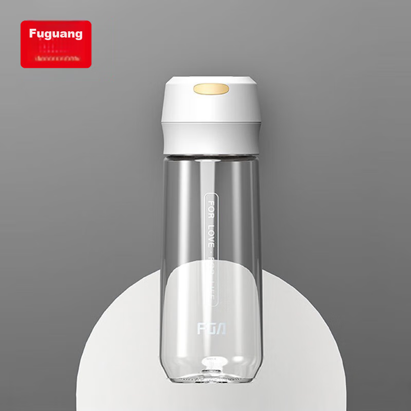 Fuguang Plastic Cup, Portable Cup, Large Capacity, for Men And Women, Space Cup, Student Water Bottle, Sports Tea Cup, 600ml