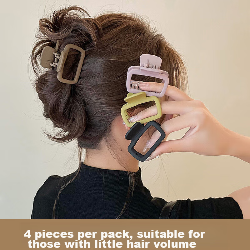 GECOMO Hair Claw Clip for Women, Small Size, Hairpin for Half Up Hairstyle, Shark Hair Clip Hair Accessories