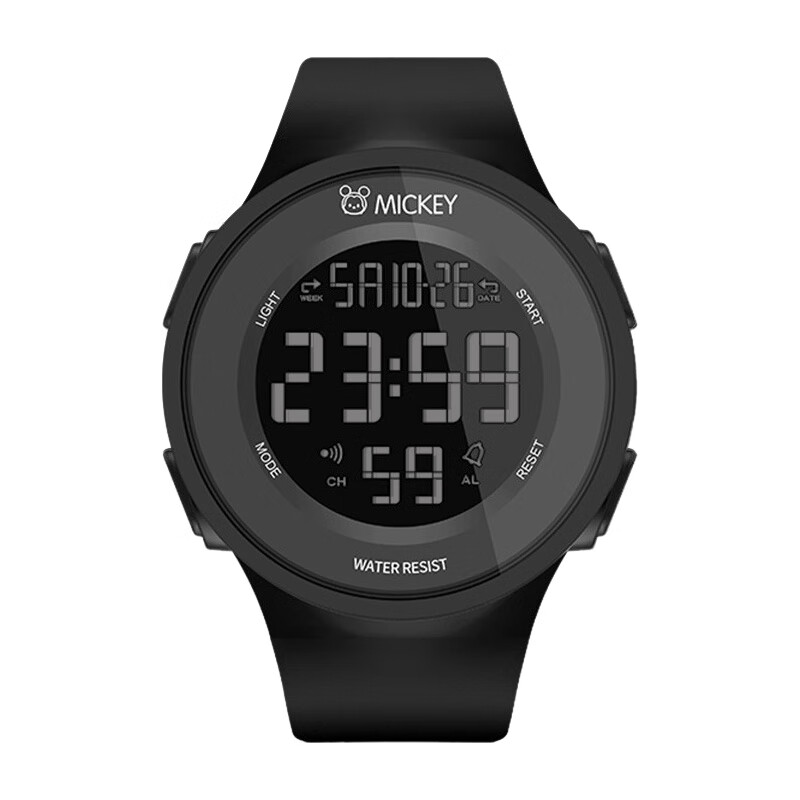 Disney Sports Digital Watch for Students, Boys And Girls, Middle And High School Students, Teenagers, Luminous, Waterproof, Multifunctional, Chinese Watch, Birthday Gift