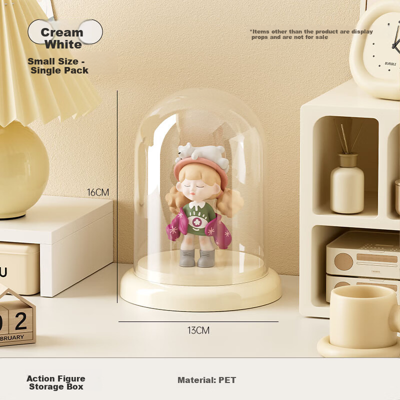 Fan Ye Home Doll Storage Bucket Household Desktop Transparent Dustproof Lego Figure Model Bubble Mart Decoration Hand-held Storage Box