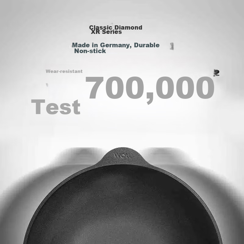 WOLL German Non-Stick Frying Pan, XR Series Flat Bottom Pan, 24cm Steak Pan, Household Imported Cookware