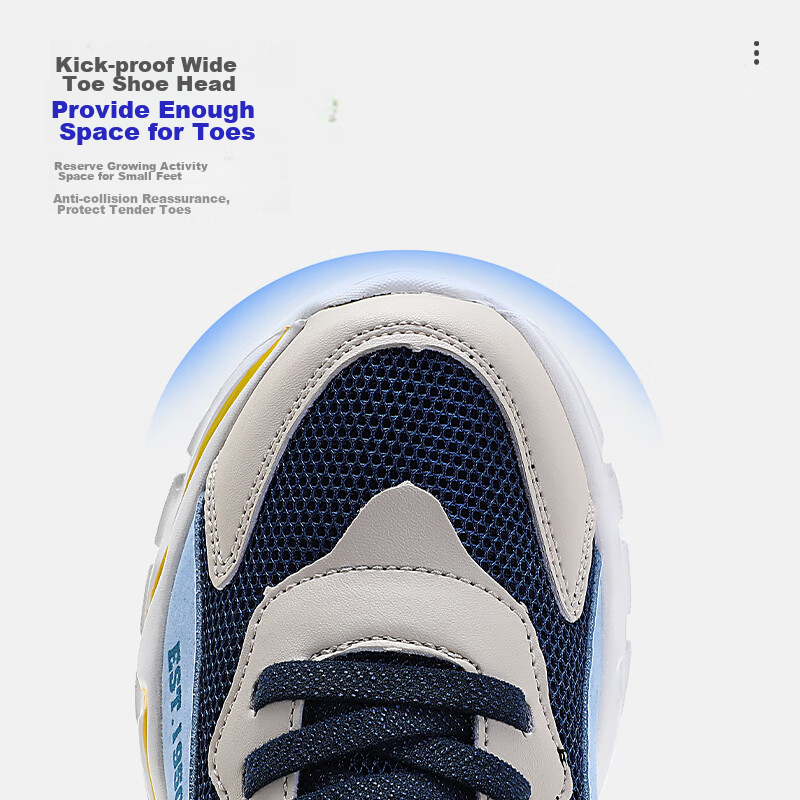 SNOOPY Children's Sneakers, Boys' Shock-Absorbing And Girls' Wear-Resistant Sports Shoes, Autumn Running Shoes, 6030 Gray And Black, Size 31