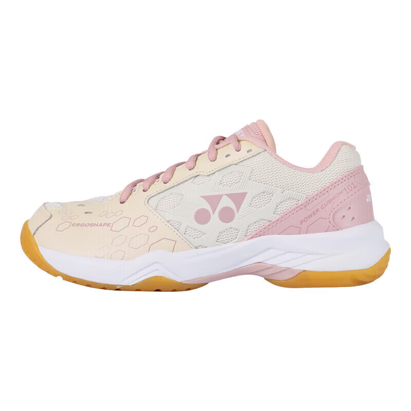 YONEX Badminton Shoes, Entry-Level Training, Shock-Absorbing Power Cushion, Women's SHB101CR, Pink, Size 36