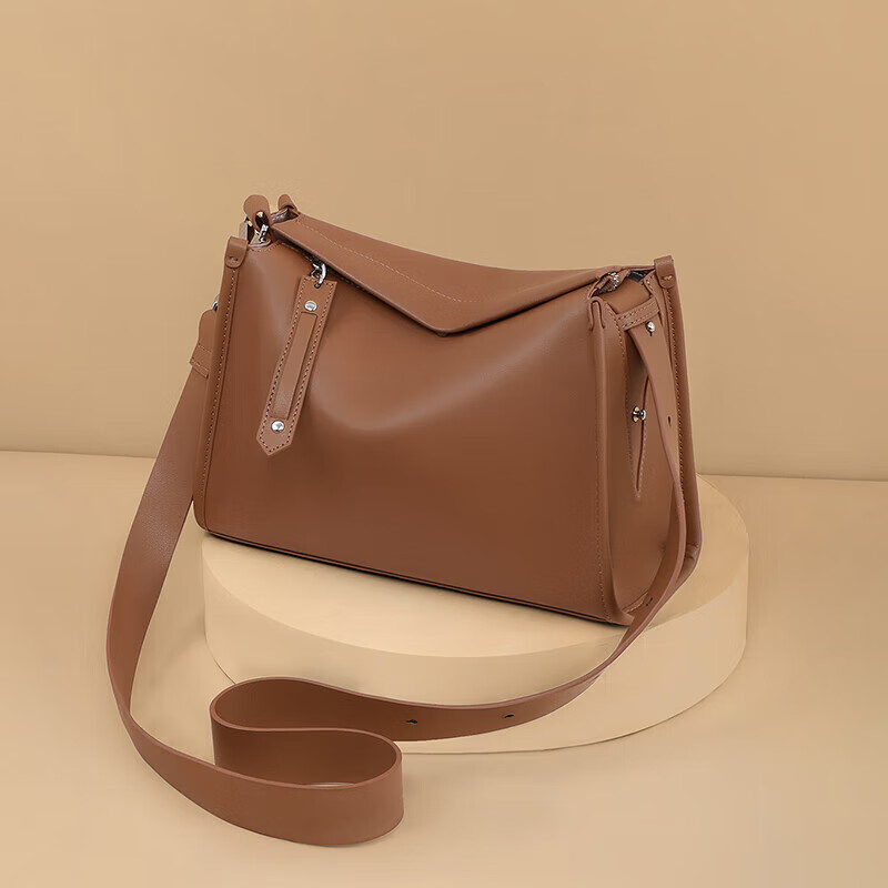 Viney Women's Handbag, Cowhide Pillow Bag, Luxury Brand Crossbody Shoulder Bag, Practical Birthday And Mother's Day Gift for Mom