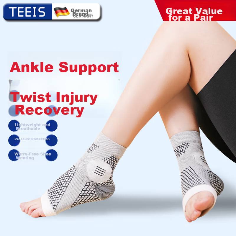 TEEIS Ankle Brace, Sprain Protection, Anti-Sprain Foot Guard, Sports Basketball Ankle Support, Joint Fixation Brace, XL