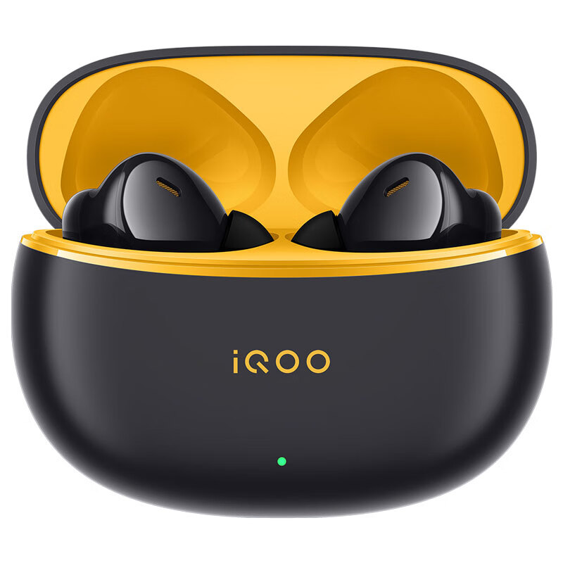 vivo IQOO TWS 1e 44H Ultra-Long Battery Life, Smart Active Noise Cancellation, Ultra-Low Gaming Latency, Compatible with Xiaomi, Apple, Honor Phones, Star Yellow, Iqootws1e