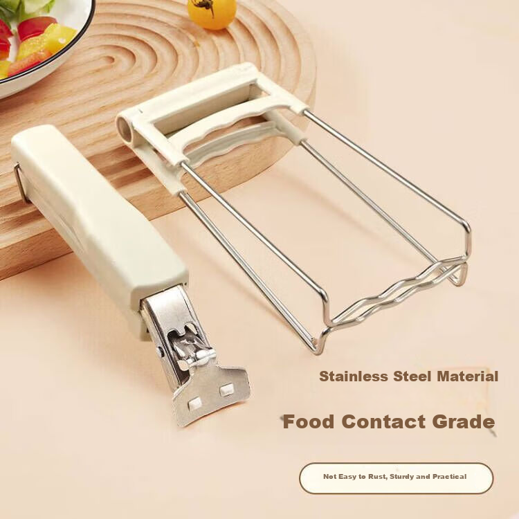 Baijie Heat-Resistant Clip 2-Piece Set, Plate Lifter, Bowl Holder, Steamer Clip, Kitchen Non-Slip Plate Lifter, Bowl Grabber