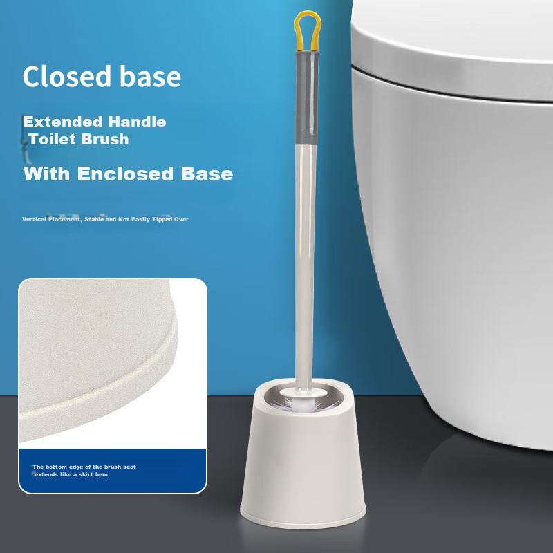 Bendi Extended Handle Toilet Brush Set, Bathroom Cleaning Brush, Toilet Cleaning Brush, No Dead Angle Toilet Brush