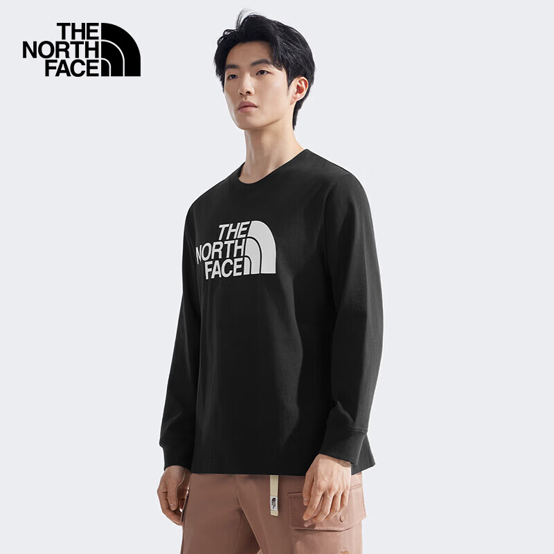 The North Face Men's Long-Sleeve T-Shirt, Outdoor Casual Wear, Base Layer, 8D7R JK3 3XL/190